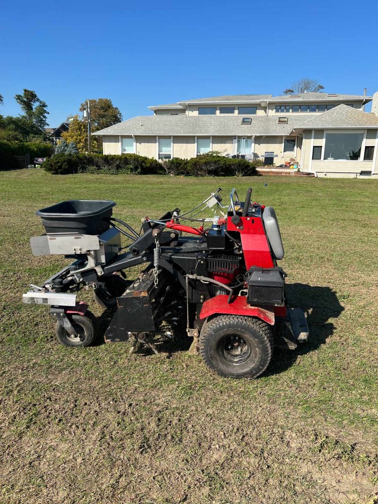 machine house lawn